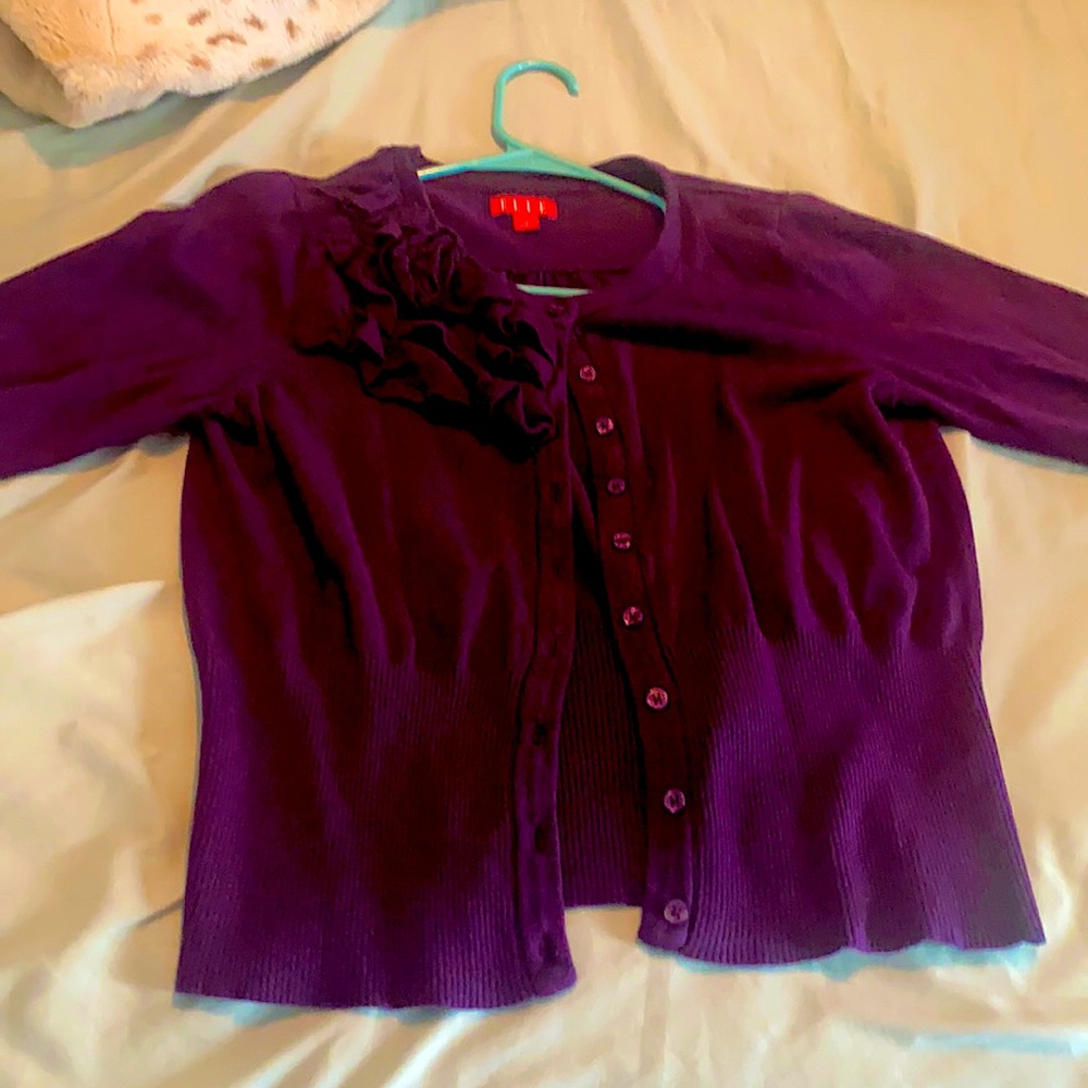 3/4 length cardigan.